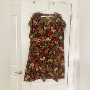 Gudrun Sjoden Floral Print Women's Dress